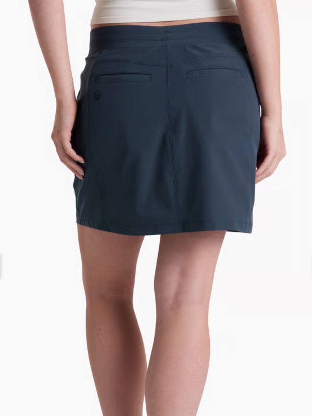 Kuhl Freeflex Skort Women Sz Medium Athletic Night Sky Blue Lightweight 6307 $85 - Picture 2 of 16